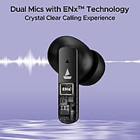 boAt Airdopes 91 Truly Wireless in Ear Ear Buds w/ 45 hrs Playtime, Beast Mode with 50 ms Low Latency, Dual Mics with ENx Tech, ASAP Charge, IWP Tech, IPX4 & Bluetooth v5.3