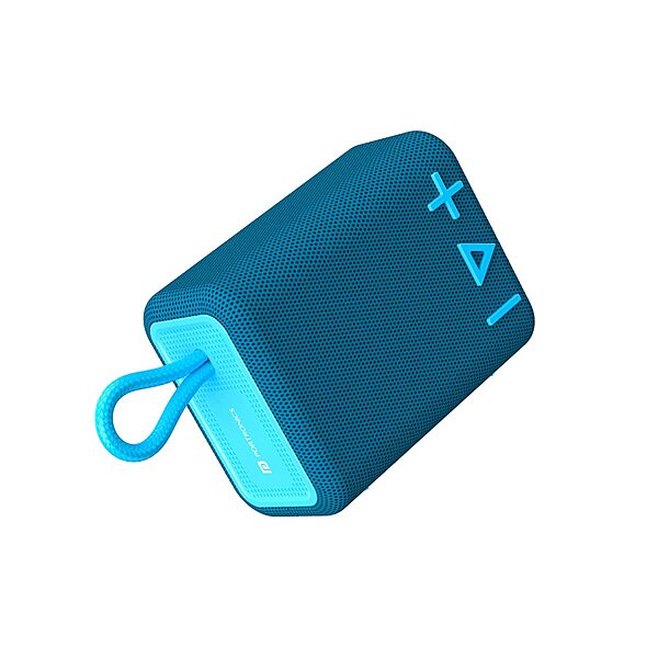 Portronics Breeze 4 5W Portable Bluetooth Speaker – Mic, TWS Connectivity, IPX6 Water Resistant | 8Hrs Playback | Bluetooth 5.3 | Type C Charging | Blue
