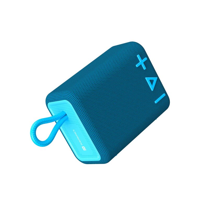 Portronics Breeze 4 5W Portable Bluetooth Speaker – Mic, TWS Connectivity, IPX6 Water Resistant | 8Hrs Playback | Bluetooth 5.3 | Type C Charging | Blue
