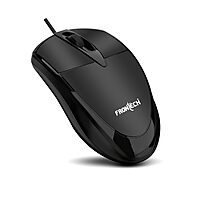 Frontech MS-0047 – Wired optical mouse with 1000 DPI, ergonomic design, and smooth tracking for precise and comfortable daily use.