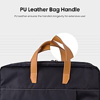 Portronics Encase 102 – 15.6" Laptop Bag, Black, Stylish & Durable