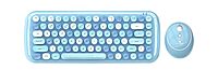 Coconut Bling Retro Wireless Combo (Elegant Retro Design Keyboard with Wireless Mouse, Perfect for Home, Office & Casual Use, 1 Year Warranty)