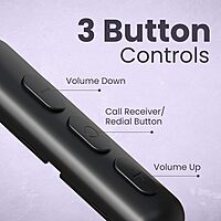 Portronics Harmonics 250 Bluetooth In-Ear Headset – V5.3, Type-C | 60Hrs Play Time | Black