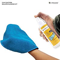 Lapcare Clean screens safely with Lapcare’s 5-in-1 kit. Includes suction balloon, brush, microfiber cloth, and anti-static solution for laptops, TVs, and mobiles.