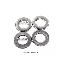 M6 - SS Flat Washer (10 Nos)
