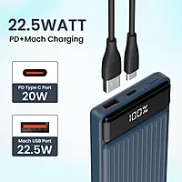 Portronics Luxcell B 10000mAh Power Bank POR-2088 – 22.5W Fast Charging | Blue