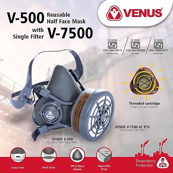 VENUS V-500+V-7500A1P1S COMBO MASK 010528701