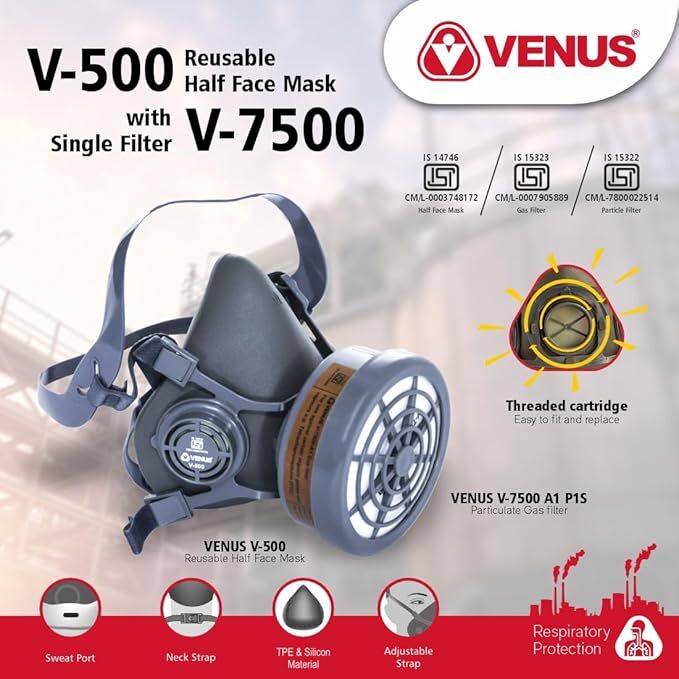 VENUS V-500+V-7500A1P1S COMBO MASK 010528701