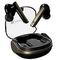 Portronics Twins S7 – TWS Earbuds, 35H Playtime, Black, Bluetooth 5.0, Touch Control, IPX4 Water Resistant, Deep Bass, Comfortable Fit, Quick Charge, Perfect for Music & Calls, Lightweight Design.