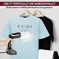 Borosil Handheld Garment Steamer Gs01,Horizontal & Vertical Use,1000 Watts Fast Heating,Ceramic Steam Nozzle,200 Ml Water Tank,Detachable Fabric Brush,Lint Brush,For Silk,Nylon,Rayon,Wool,Cotton