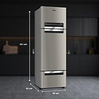 Whirlpool 235 L Frost Free Triple-Door Refrigerator