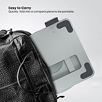 Portronics My Buddy K8 Laptop Stand – Metal Build |  Rotatable | Silver | 1 Year Warranty