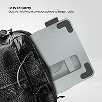 Portronics My Buddy K8 Laptop Stand – Metal Build | Rotatable | Silver | 1 Year Warranty