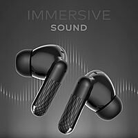 Just Corseca JC Skye TWS Earbuds – Bluetooth 5.3 | 10mm Drivers | 30H Playtime | Black