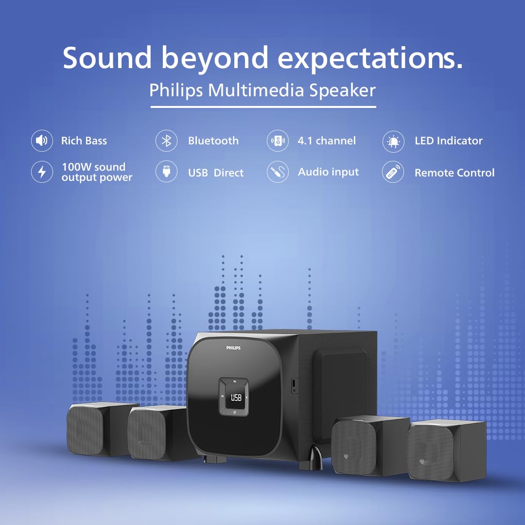 Philips SPA8170B/94 4.1 Channel Speaker