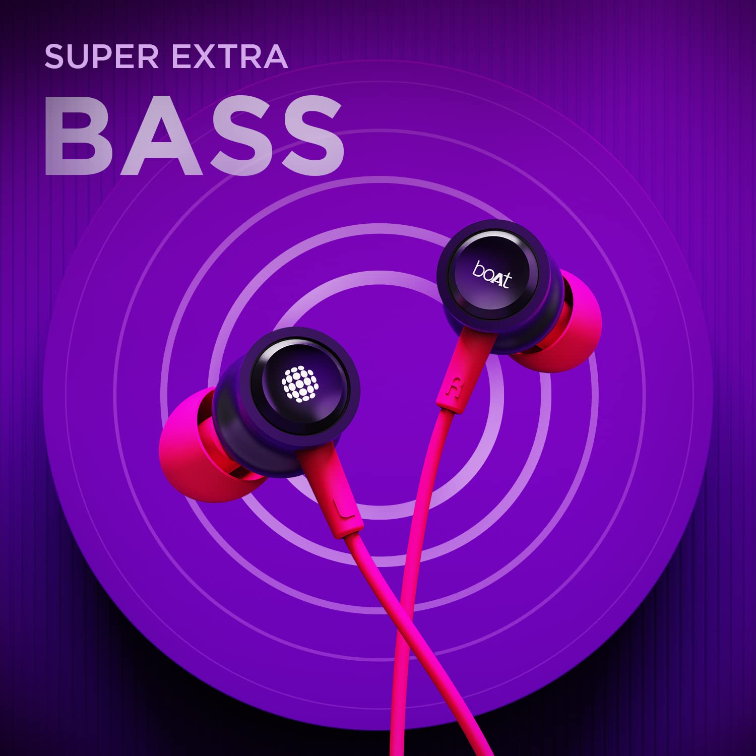boAt BassHeads 172 (Techno Purple) boAt BassHeads 172 (Techno Purple)