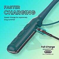 Portronics Harmonics 250 – 60H Headset, Fast Charge, Green. Enjoy immersive sound with long battery life, quick charging, and a stylish design. Perfect for music lovers and gamers alike!