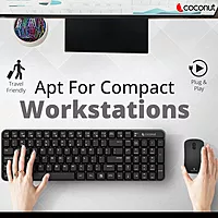 Coconut Desire 2.0 Compact Wireless Keyboard & Mouse (For PC & Laptop, 1 Year Warranty)