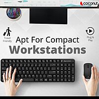 Coconut Desire 2.0 WKM16 + WM16 Wireless Keyboard & Mouse Combo (White & Pink, 1 Year Warranty)