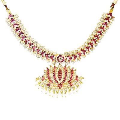 God Ornament Lotus Design choker God Ornament Lotus Design choker