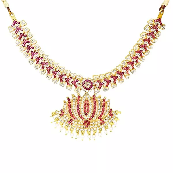 God Ornament Lotus Design choker