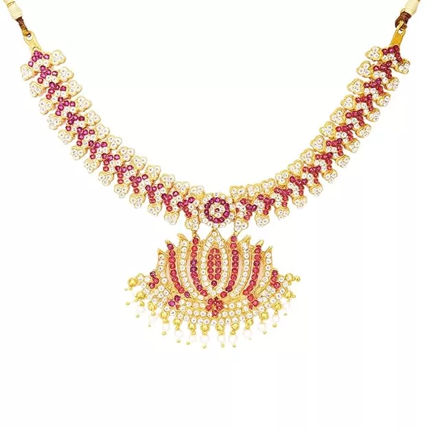 God Ornament Lotus Design choker