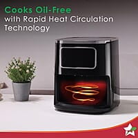 Wonderchef Platinum Air Fryer Digital Rapid Air Technology 5 Liters