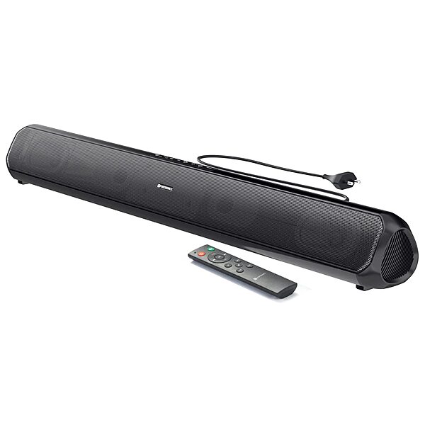 POR 1740 Sound Slick 6 Wireless Soundbar – 60W  Bluetooth 5.0  Remote Control  USB, AUX Black