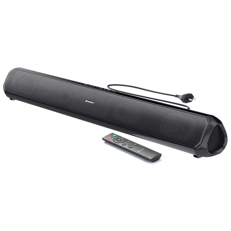 POR 1740 Sound Slick 6 Wireless Soundbar – 60W  Bluetooth 5.0  Remote Control  USB, AUX Black