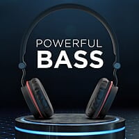 boAt Rockerz 410 Bluetooth Over Ear Headphone with Super Extra Bass, Up to 8H Playtime, Dual Connectivity Modes, Foldable Earcups and Lightweight Design