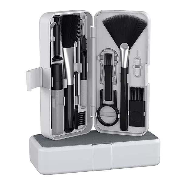 Portronics Clean N 19-in-1 Gadget Cleaning Kit – Brushes, Wipes & Tools