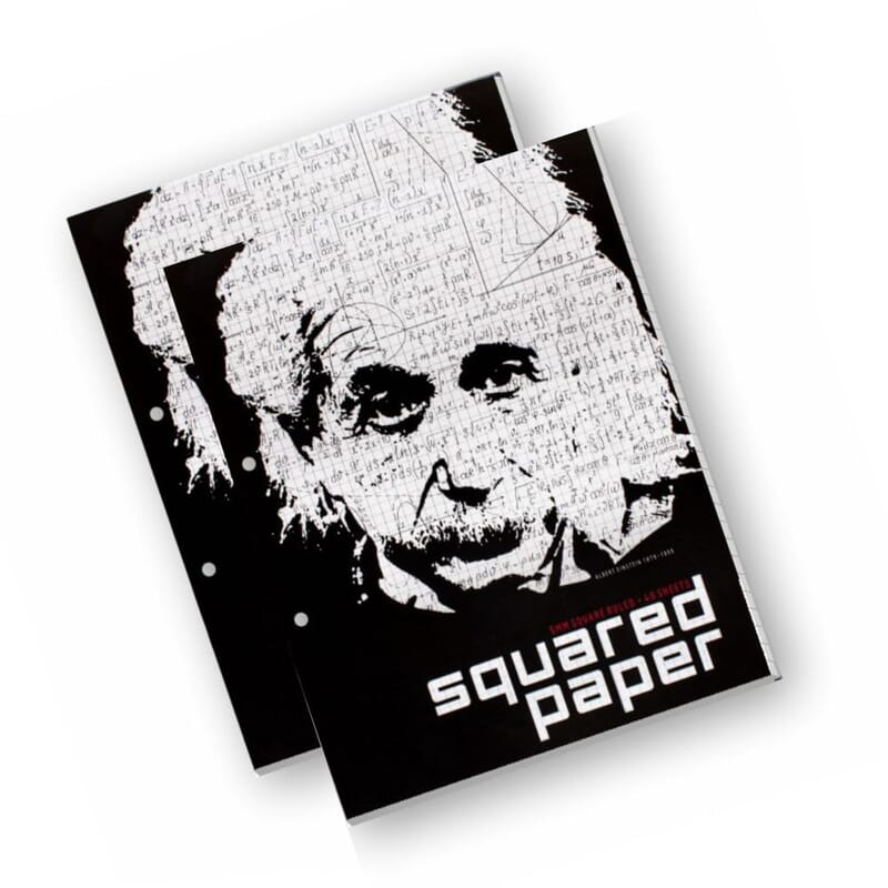 Anupam Squared Paper Pad 22X39cm Size 5mm Squares on 80GSM Anupam Squared Paper Pad 22X39cm Size 5mm Squares on 80GSM