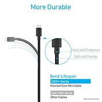 Portronics Konnect Core Mini Long Micro USB Cable – Fast Charging & Reliable Power for Micro USB Devices