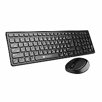 Portronics Key7 Wireless Keyboard & Mouse Combo – 2.4GHz USB Receiver | 10m Range | 12 Shortcut Keys | Adjustable DPI | 10 Million Key Life | Black