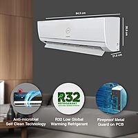 Godrej 1.4 Ton 3 Star, 5-in-1 Convertible Cooling, Inverter Split AC
