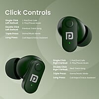 Portronics Harmonics Twins S16 in Ear Wireless TWS Earbuds with 24 Hrs Playtime Bluetooth 5.3v