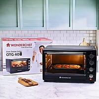 Wonderchef Oven Toaster Grille-40 litres Multi-Stage Heat Selection Bake, Grill, Roast