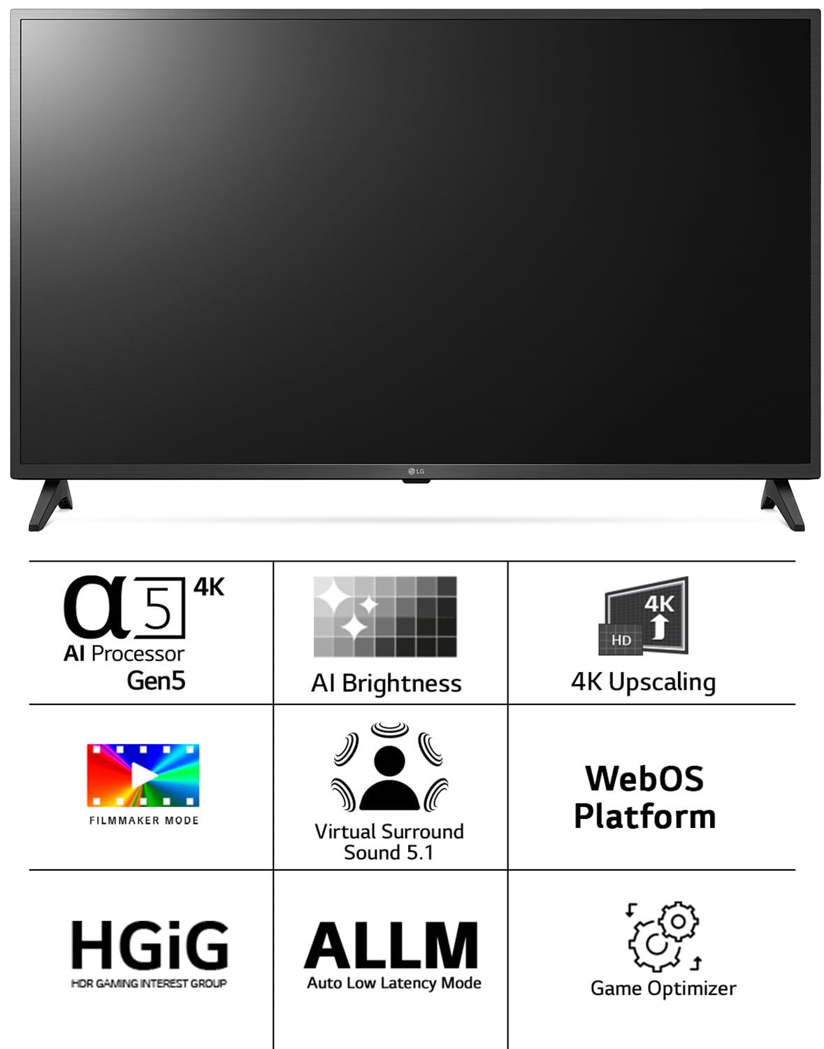 LG 108 cm (43 inches) 4K Ultra HD Smart LED TV 43UQ7550PSF
