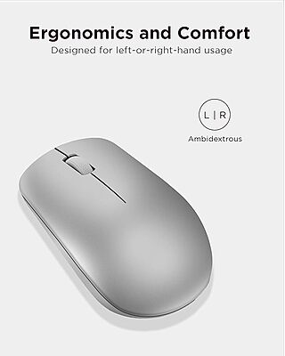 Open Box Lenovo 530 Wireless Optical Mouse Silver Open Box Lenovo 530 Wireless Optical Mouse Silver