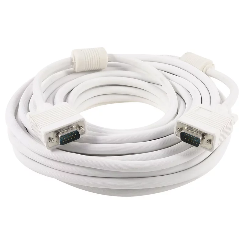 VGA Cable Male to Male (10 Meter) For PC Monitor LCD LED