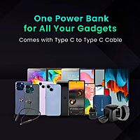 Portronics Luxcell Mini 10K – 15W Magnetic Wireless Power Bank offers fast charging with a sleek design. Compact and portable, it ensures your devices stay powered on the go. Perfect for travel!