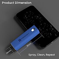 Portronics Swipe 2 Screen Cleaner & Duster – Blue effectively cleans screens and surfaces, ensuring devices remain spotless and smudge-free.