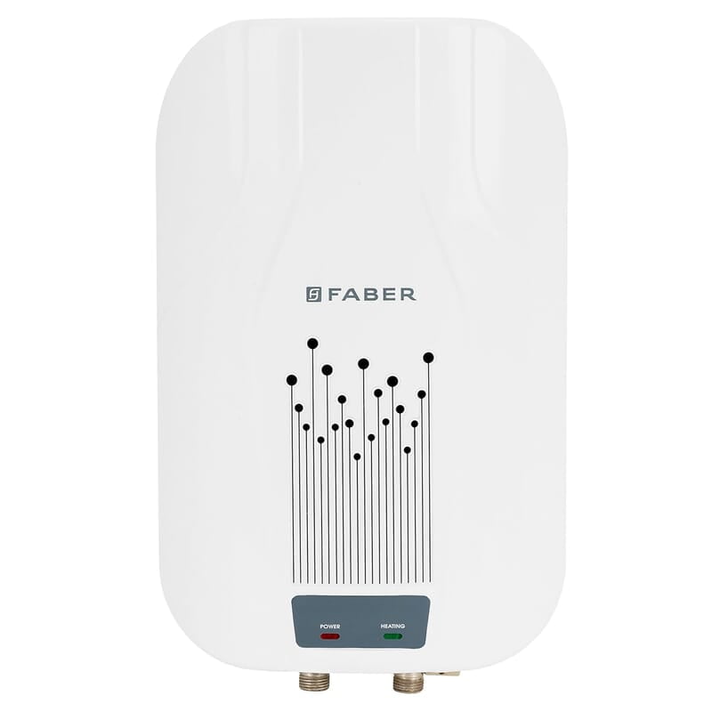 Faber Zippy Instant Geyser 5 Litre 3000W Powerful Heating Superior Energy Efficiency