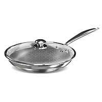 ‎Preethi Diva Collection Triply Stainless Steel Fry Pan with API Technology, 26 cm, Gas & Induction