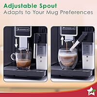 Wonderchef Regenta Fully Automatic Coffee Machine  For brewing Americano, Cappuccino, Latte, Macchiato, Flat White, Espresso