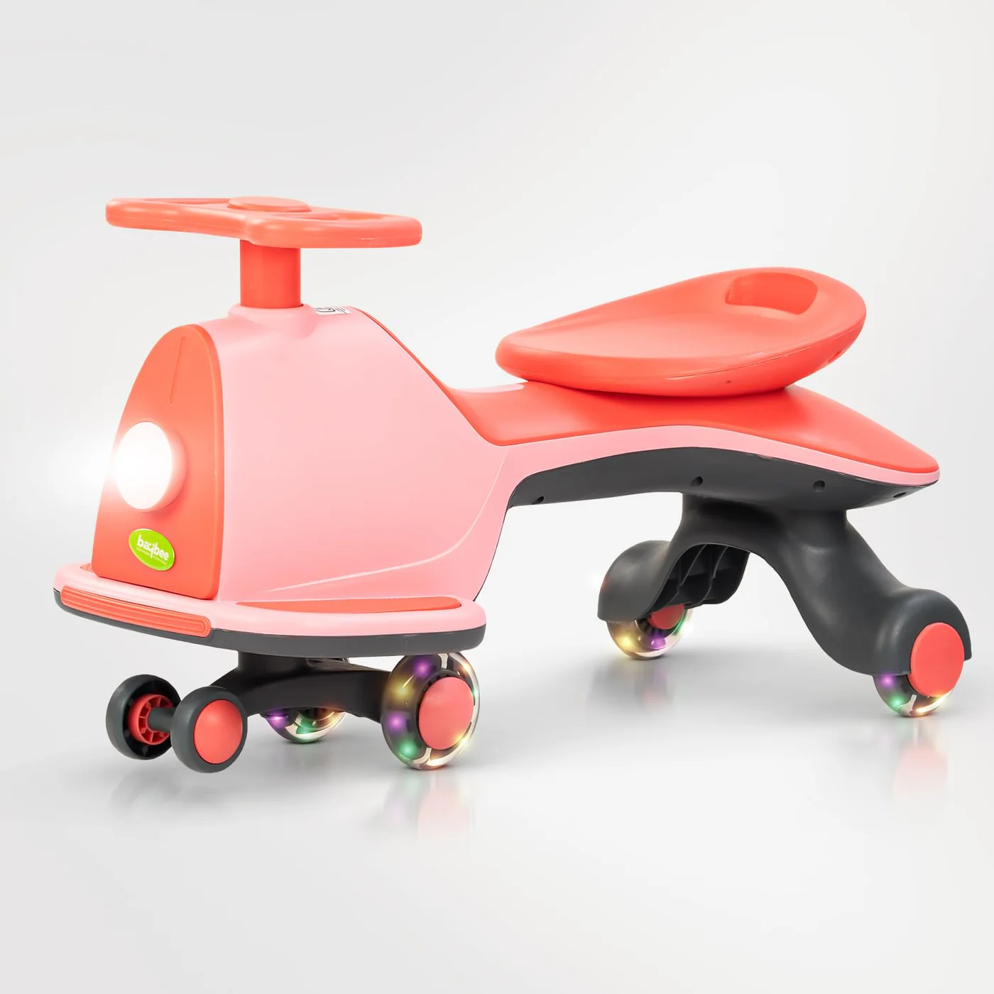 Baybee Nord Kids Magic Swing Car for Kids- Light Pink Baybee Nord Kids Magic Swing Car for Kids- Light Pink