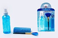 Live Tech CK-01 Cleaning Kit – Microfiber Cloths, Cleaning Solution & Brushes for Laptops & Screens