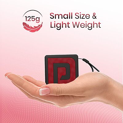 Portronics 2727 Nugget – 3W Mini BT Speaker v5.4 | Type-C | Black | 1 Year Warranty