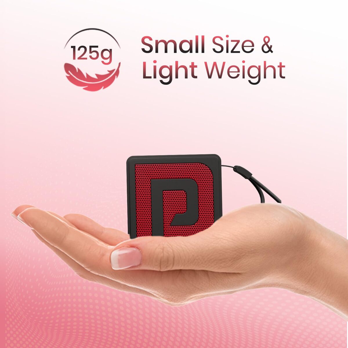 Portronics 2727 Nugget – 3W Mini BT Speaker v5.4 | Type-C | Black | 1 Year Warranty