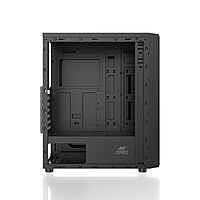 Ant Esports Elite 1100 Mid Tower Gaming Cabinet Black | ATX M-ATX ITX | 4 Rainbow Fans
